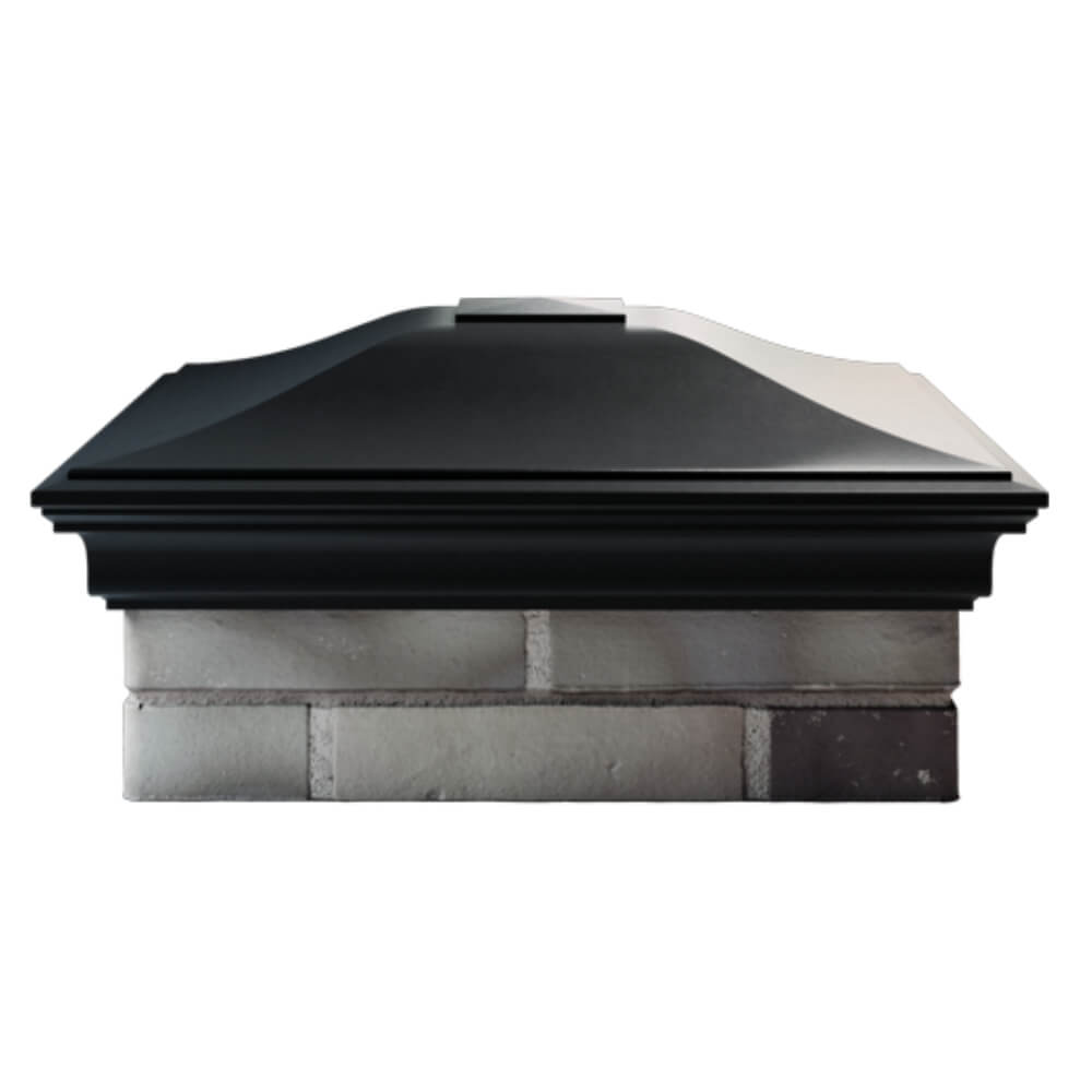 Колпак Zking Монблан Черный на столб 2х2 кирпича (515х515мм) в Переславле-Залесском фото