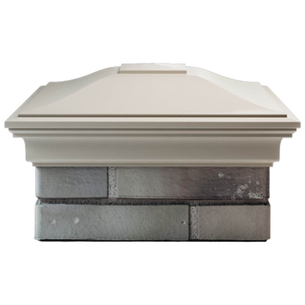 Колпак Zking Монблан Бежевый на столб 1.5х1.5 кирпича (385х385мм) Переславль-Залесский фото