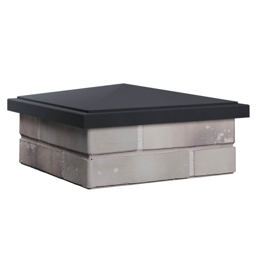 Колпак Zking БонаМоно Серый на столб 1.5х1.5 кирпича (385х385, 400х400мм) в Переславле-Залесском фото