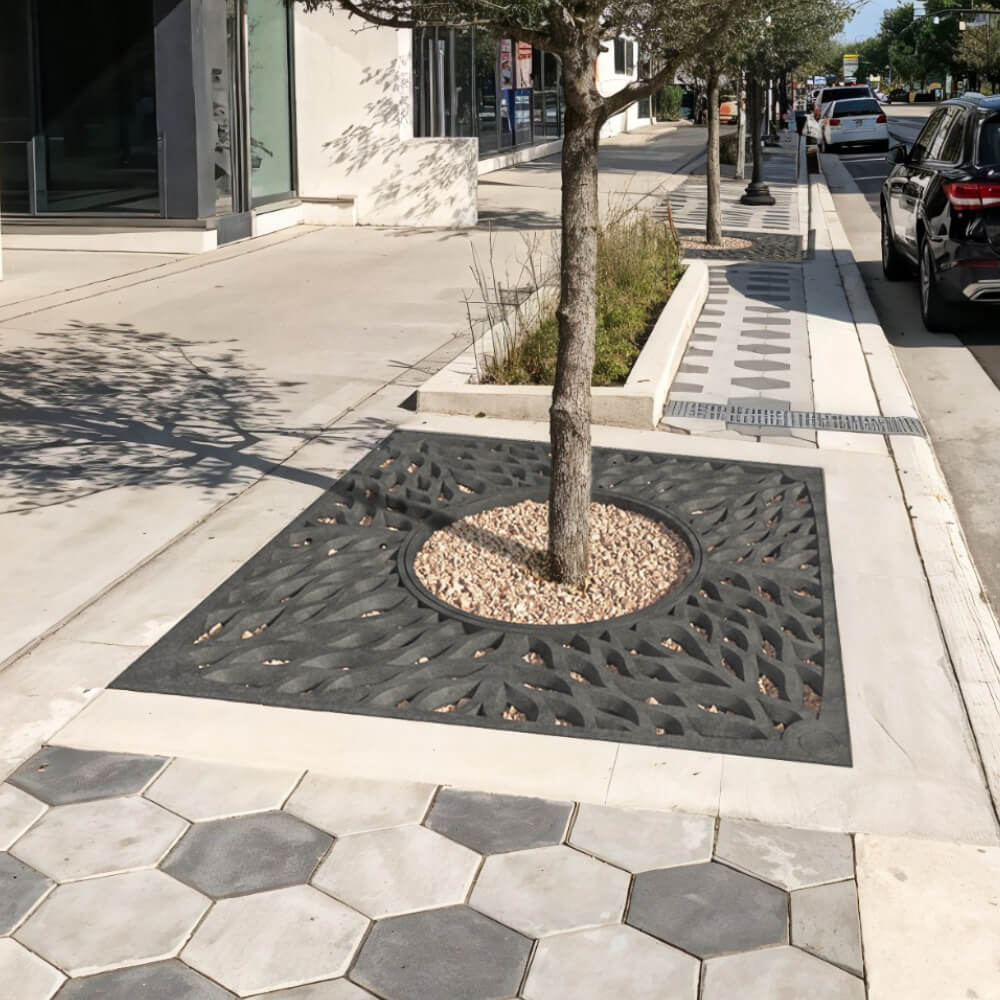 Приствольная решетка для дерева ZKING CRUST 2х2м Черная в Переславле-Залесском фото