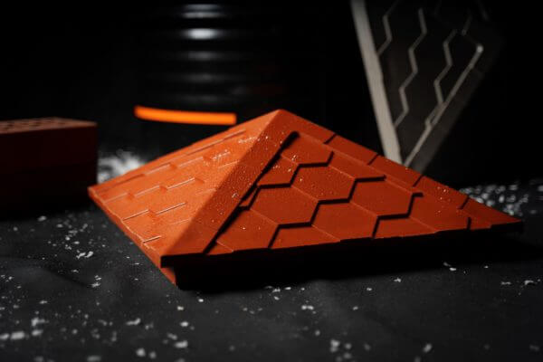 Колпак Zking Эверест Красный на столб 1.5х1.5 кирпича (390х390мм) в Переславле-Залесском фото