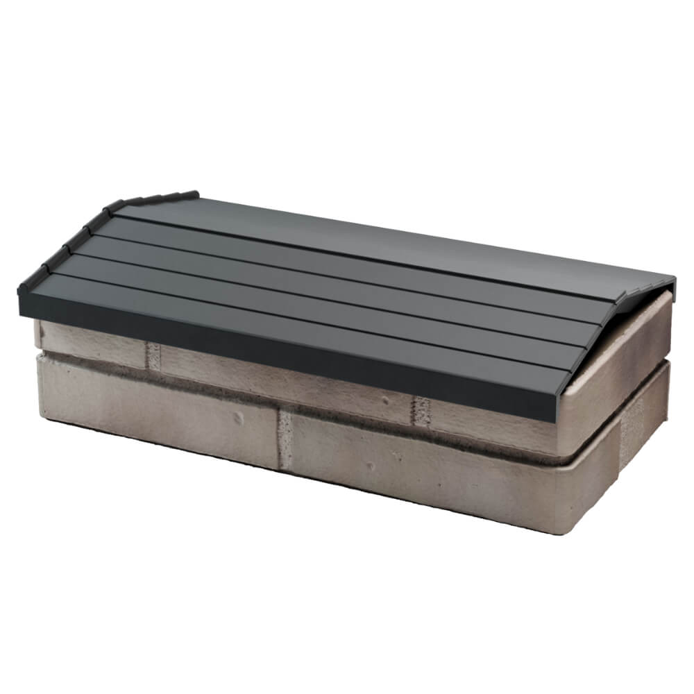 Парапет Zking Бона ХайТек Серый с посадкой на 1 кирпич (200/225/255мм) в Переславле-Залесском фото